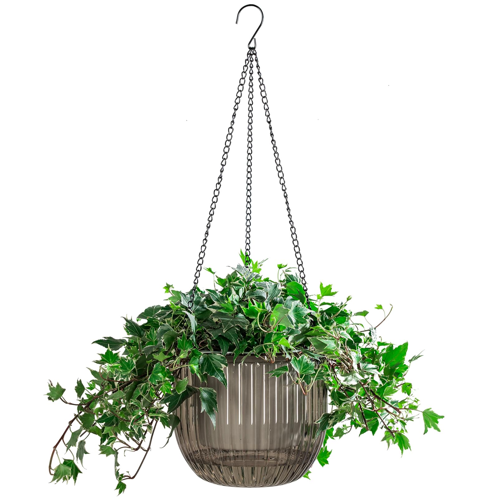 Melphoe self-watering planter outer basket with clear water reservoir for easy care.