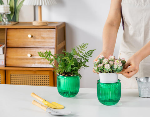 Melphoe double-layer design enables reliable watering for busy plant lovers.