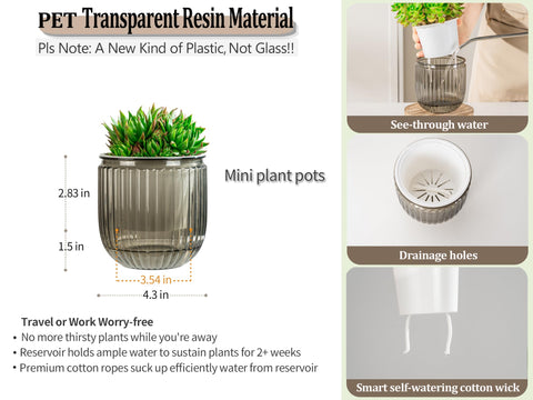 Melphoe planters withstand sun and winter for year-round use.