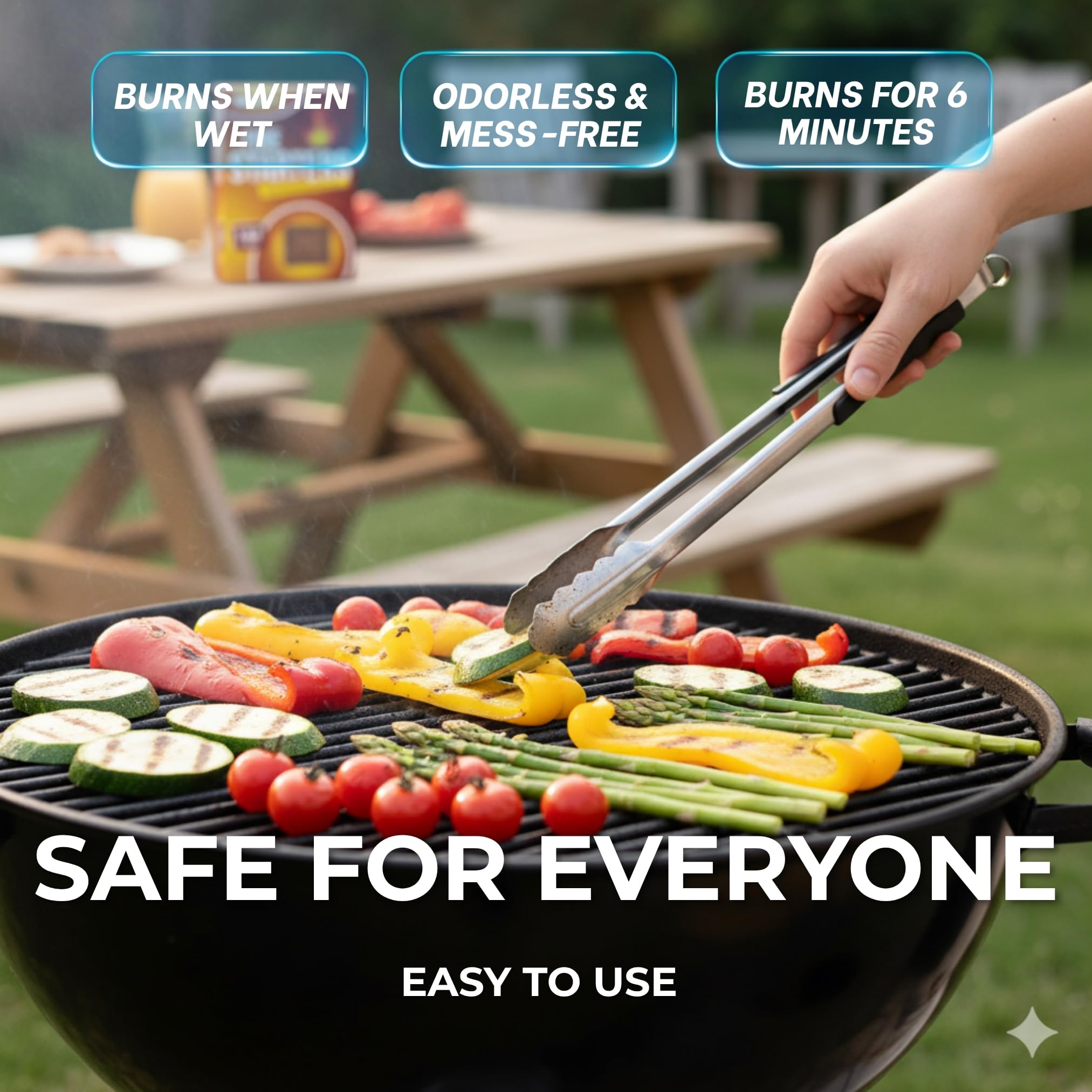 MELTIX ready for backyard grill lighting