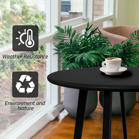 Meluvici powder-coated finish resists rust and peeling for outdoor durability.