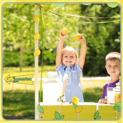 Memorywuu Bright lemon and green design draws attention in busy areas.