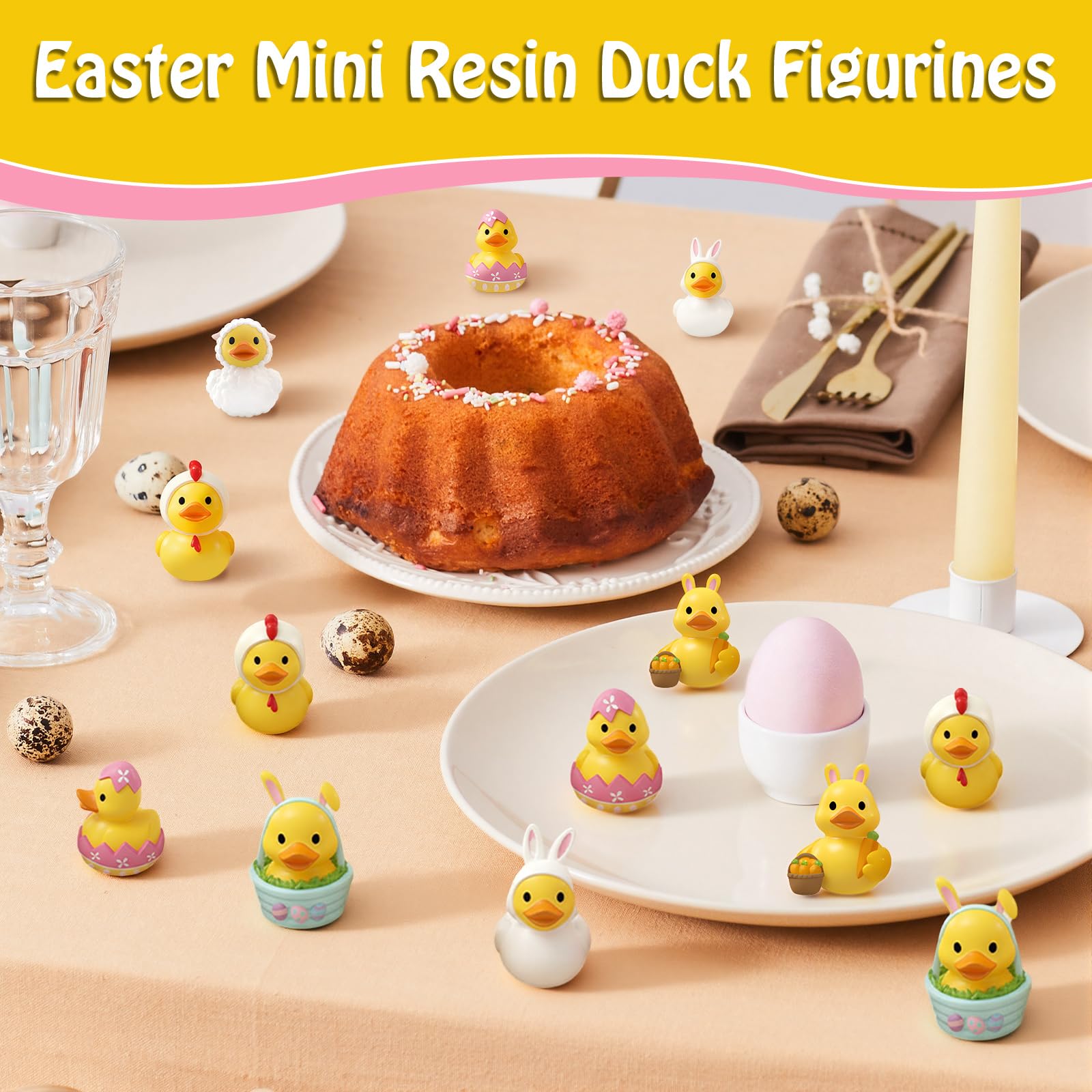 Memorywuu Easter ducks brighten home and office spaces with cheerful style