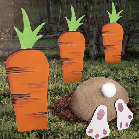 Memorywuu ground stake base provides stable outdoor decoration.