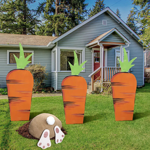 Memorywuu Easter yard stake bunny adds playful charm to your garden.