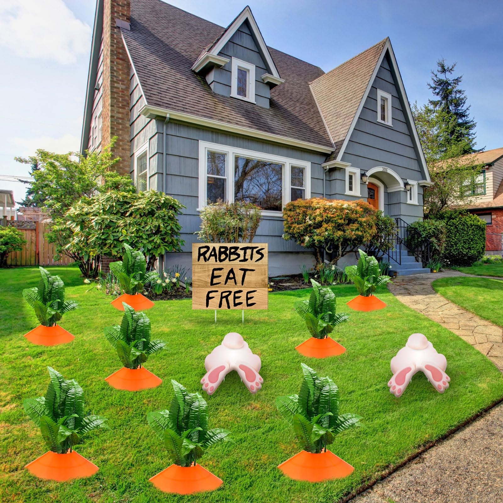 Memorywuu faux leaves bring spring greenery to outdoor spaces.