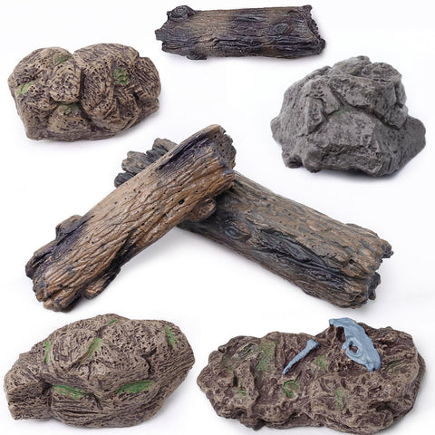 MEMOVAN artificial tree stumps for detailed dioramas and displays.