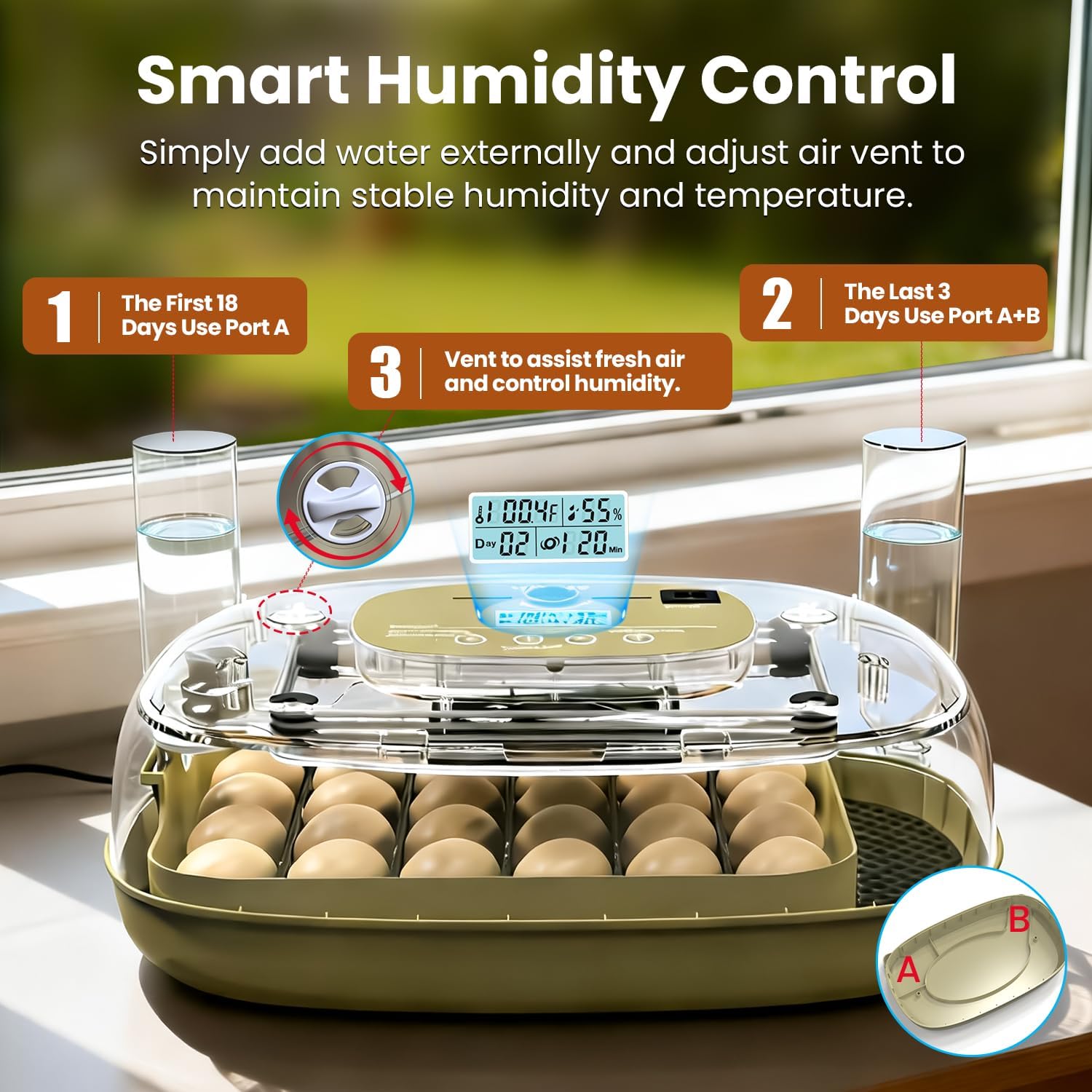MEMTIM incubator uses lab-grade sensors for precise temperature and humidity