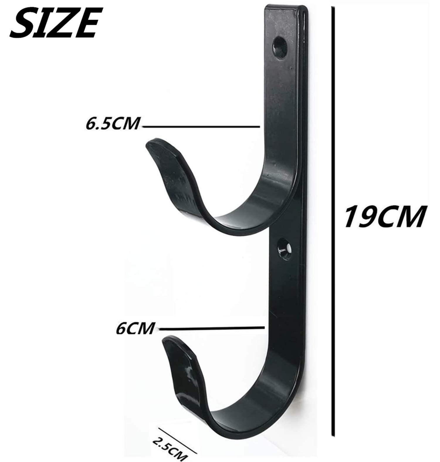MENG ZHI AO heavy-duty aluminium holders simplify installation with screws included.