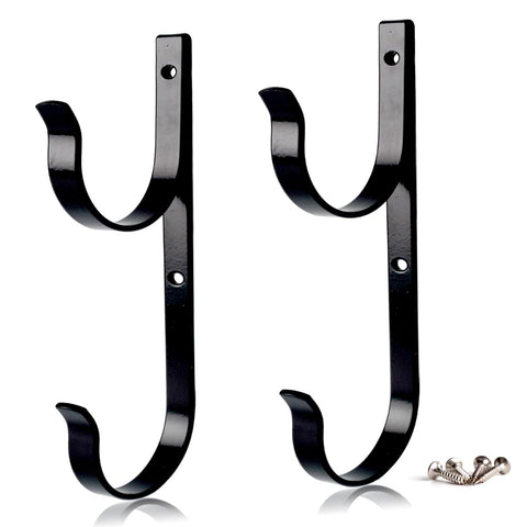 MENG ZHI AO pool pole hangers set for organized pool tools and easy storage.