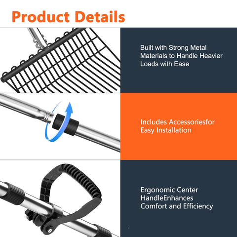 Mengbei 53-inch adjustable handle lets you customize reach