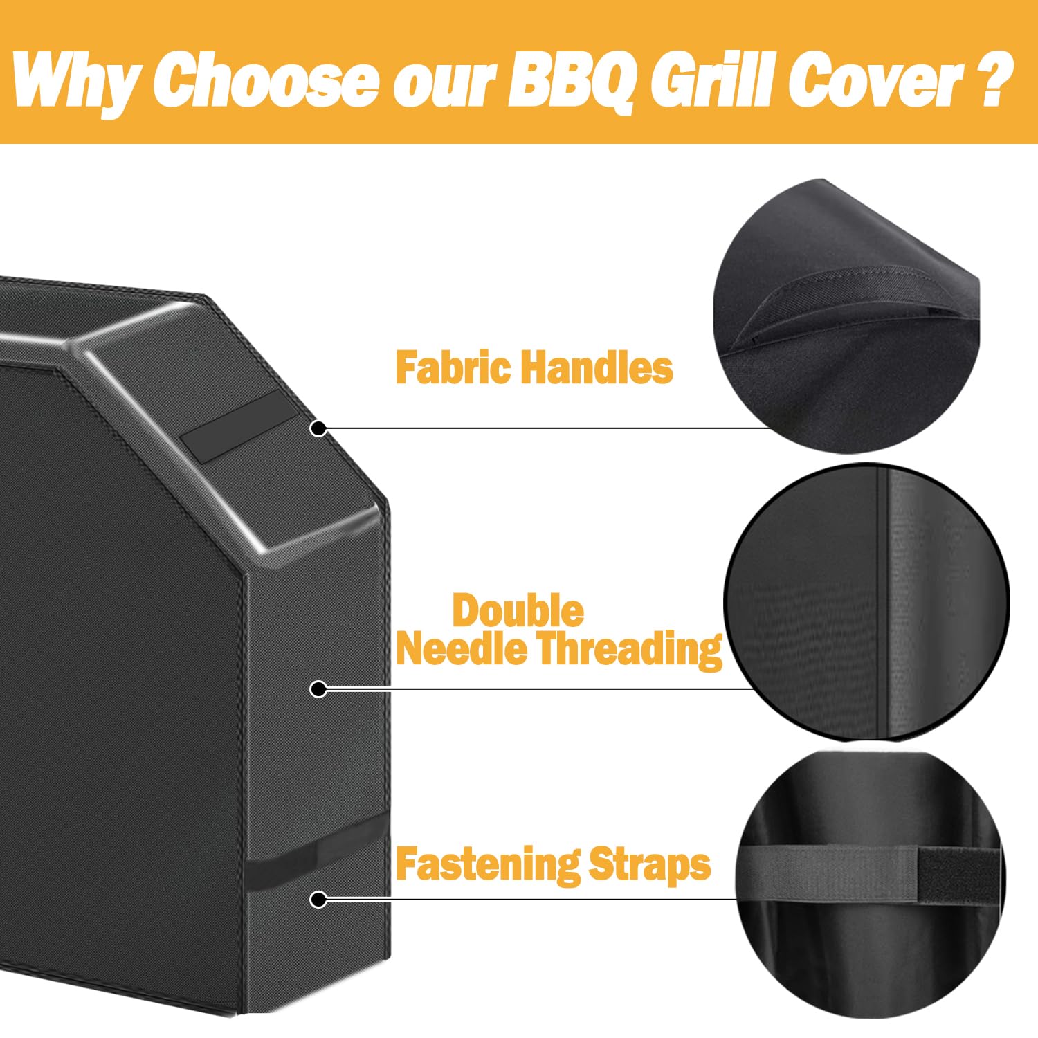 Menkow oxford cloth material guarding grill against weather and dust