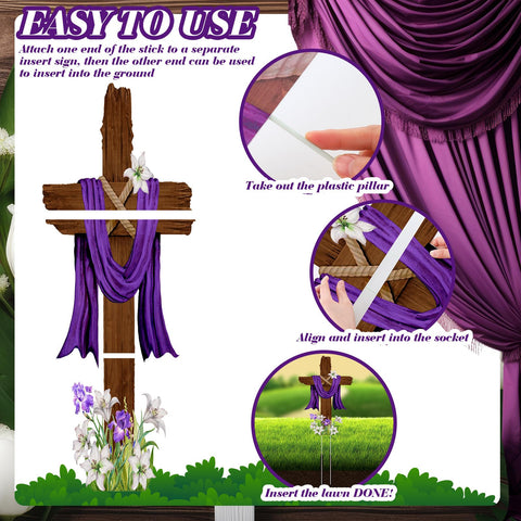 Menkxi durable plastic yard signs withstand rain and wind for spring celebrations.
