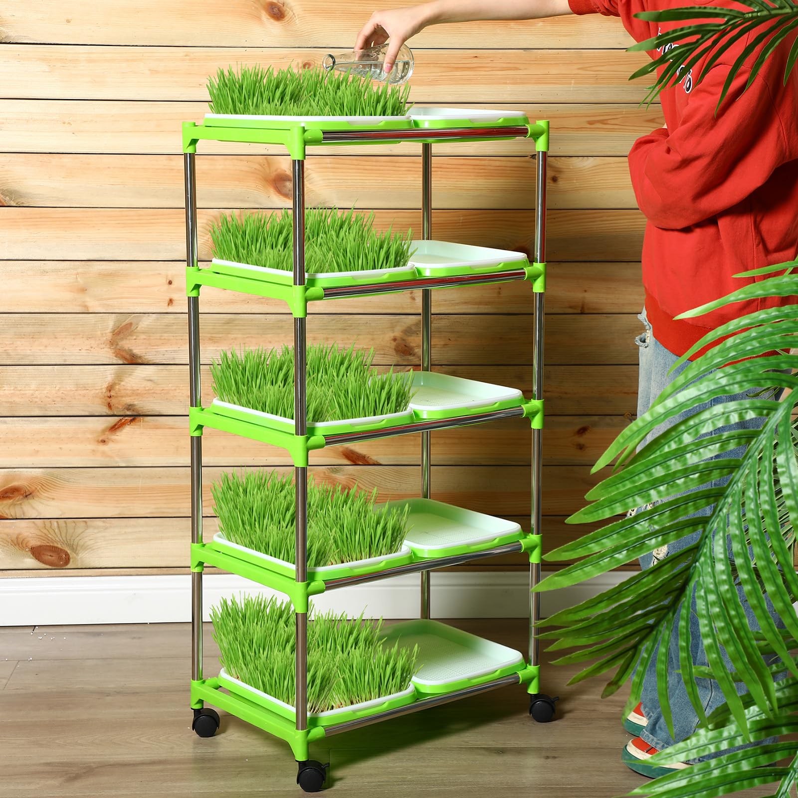 Menkxi easy-assembly shelf simplifies setup for beginners