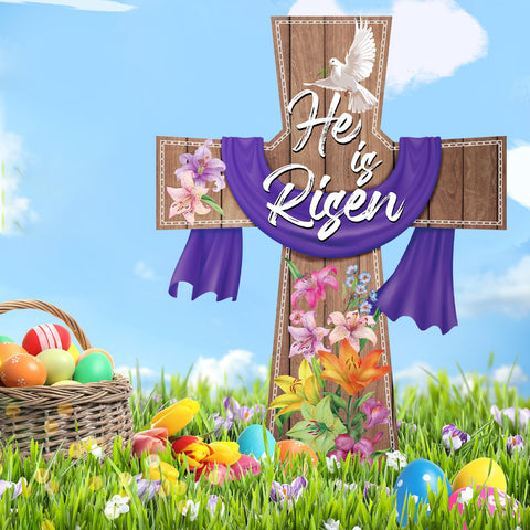 Menkxi porch lawn display brings festive Easter atmosphere to entrances