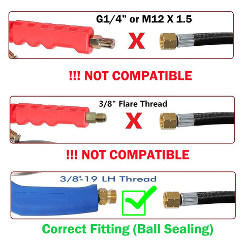 MENSI 12ft propane hose rated for high pressure use and reliability.