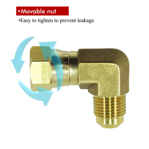 MENSI 3-8 inch male flare end compatible with standard flare fittings