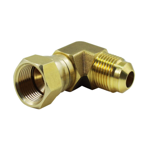 MENSI brass 90 degree elbow connector for gas grills improves routing and sealing