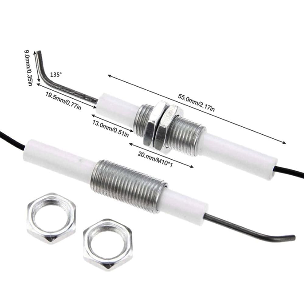 MENSI igniter kit side profile highlighting durable push-button operation