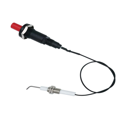 MENSI igniter kit spark gap demonstration on metal grill panel