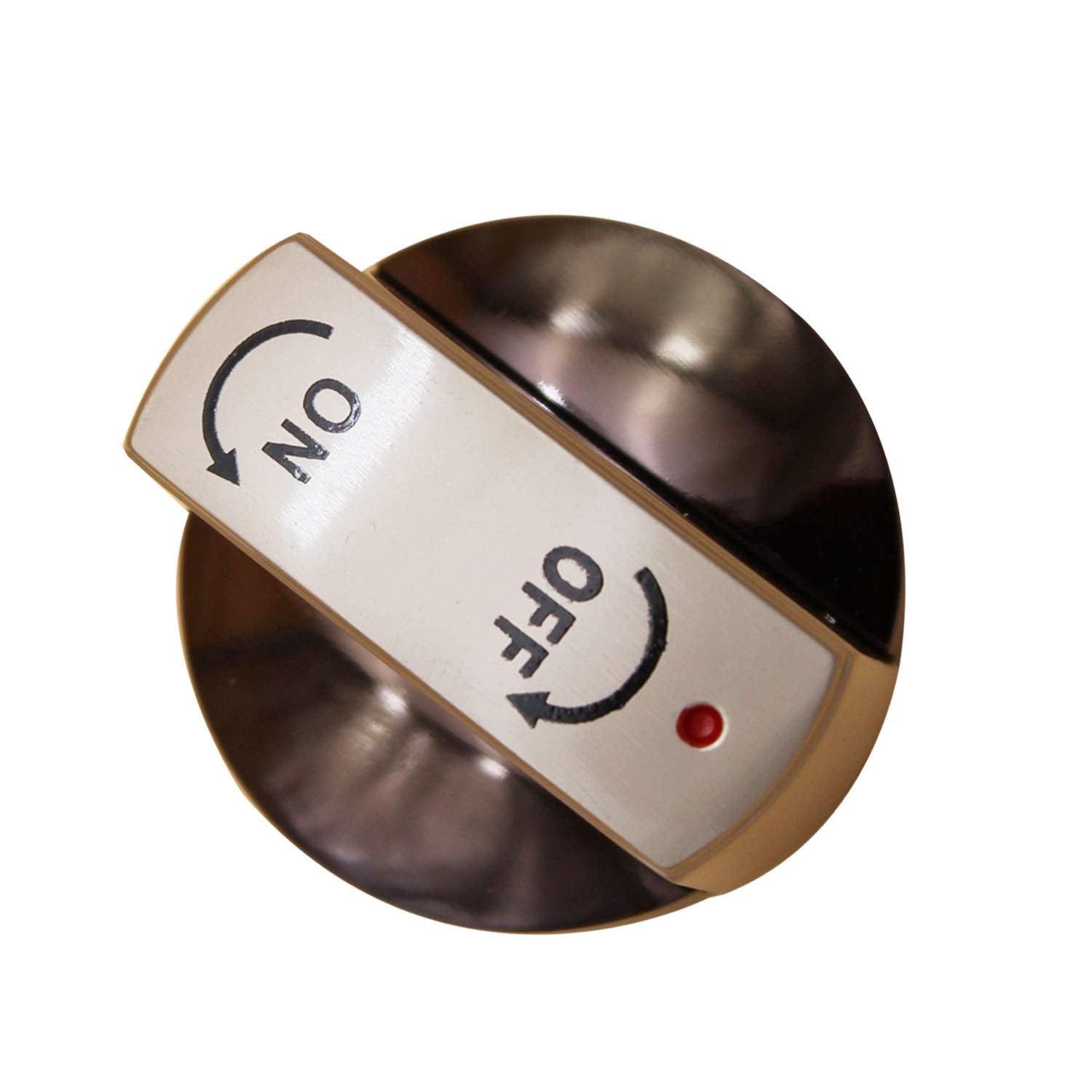 MENSI metal handle knob on 6mm stem provides precise valve control.