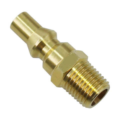 MENSI propane quick connect male plug for fast, secure connections on RVs.