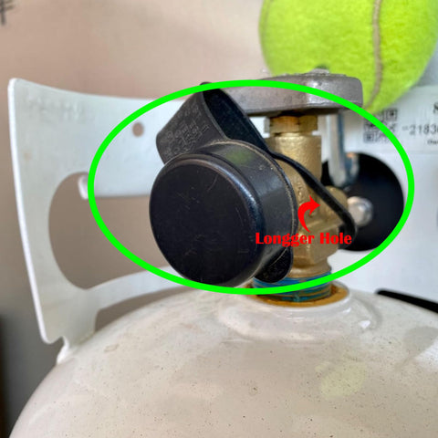 MENSI propane valve dust cover helps keep the tank valve clean when not in use.