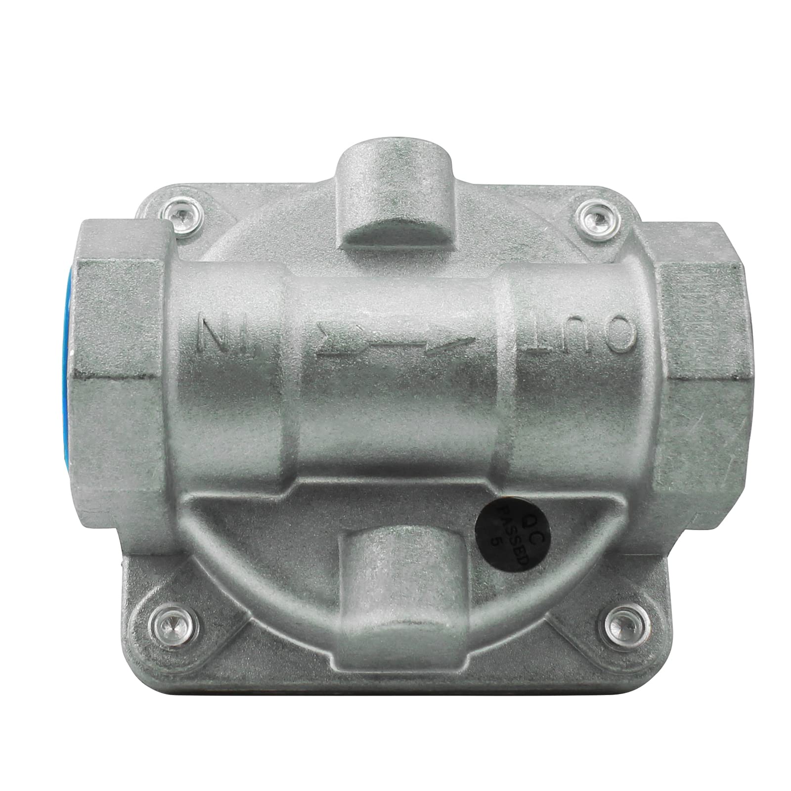 MENSI regulator installed on a commercial stove supports flexible fuel setups.