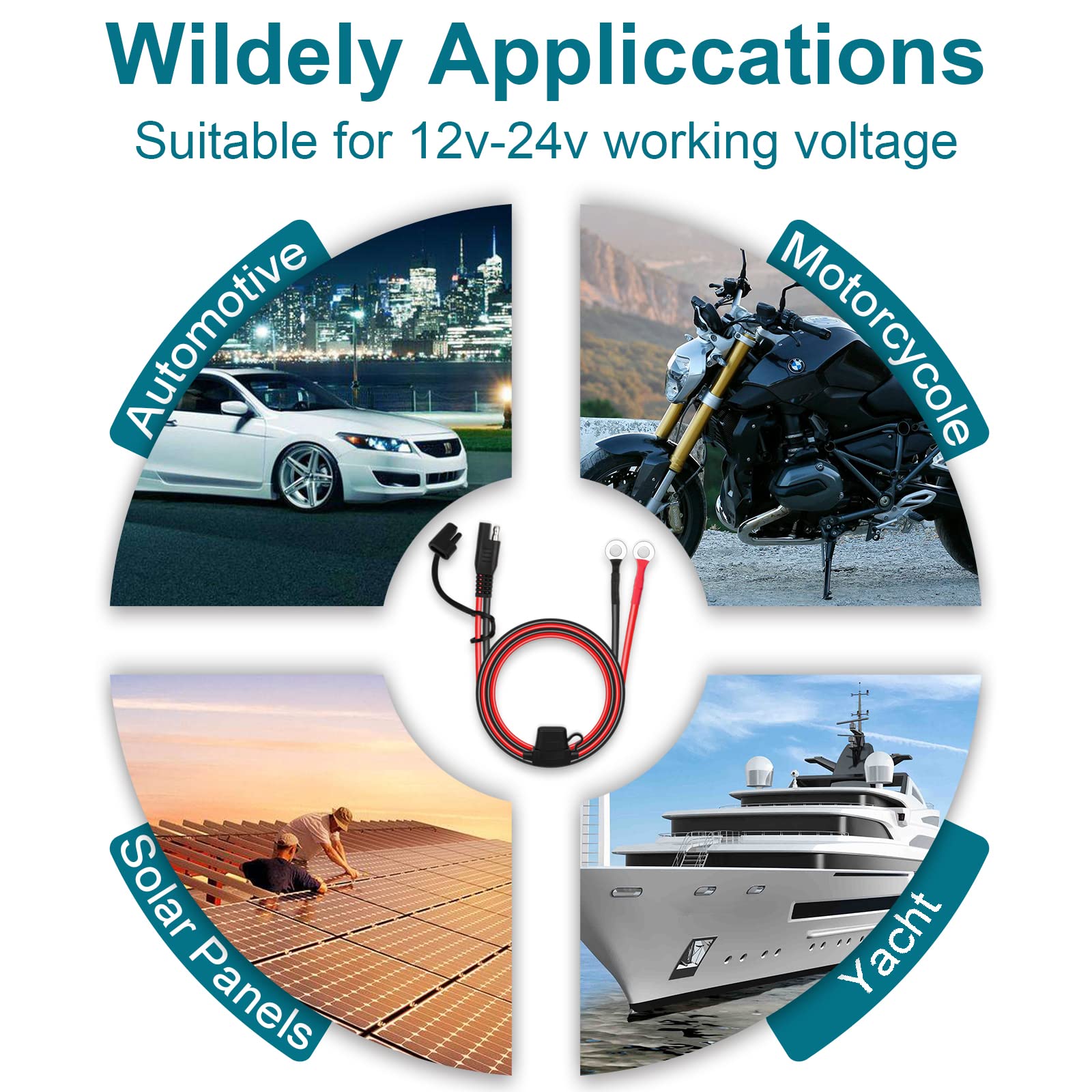 MENTBERY SAE extension cable support and warranty information.
