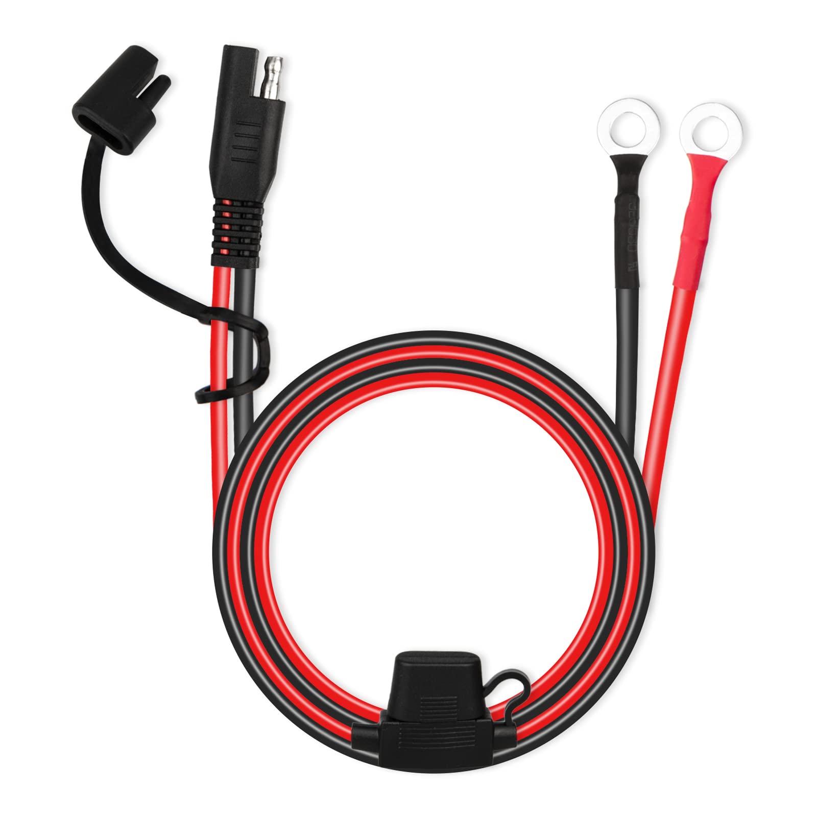 MENTBERY SAE extension cable weatherproof cover protects connections outdoors.