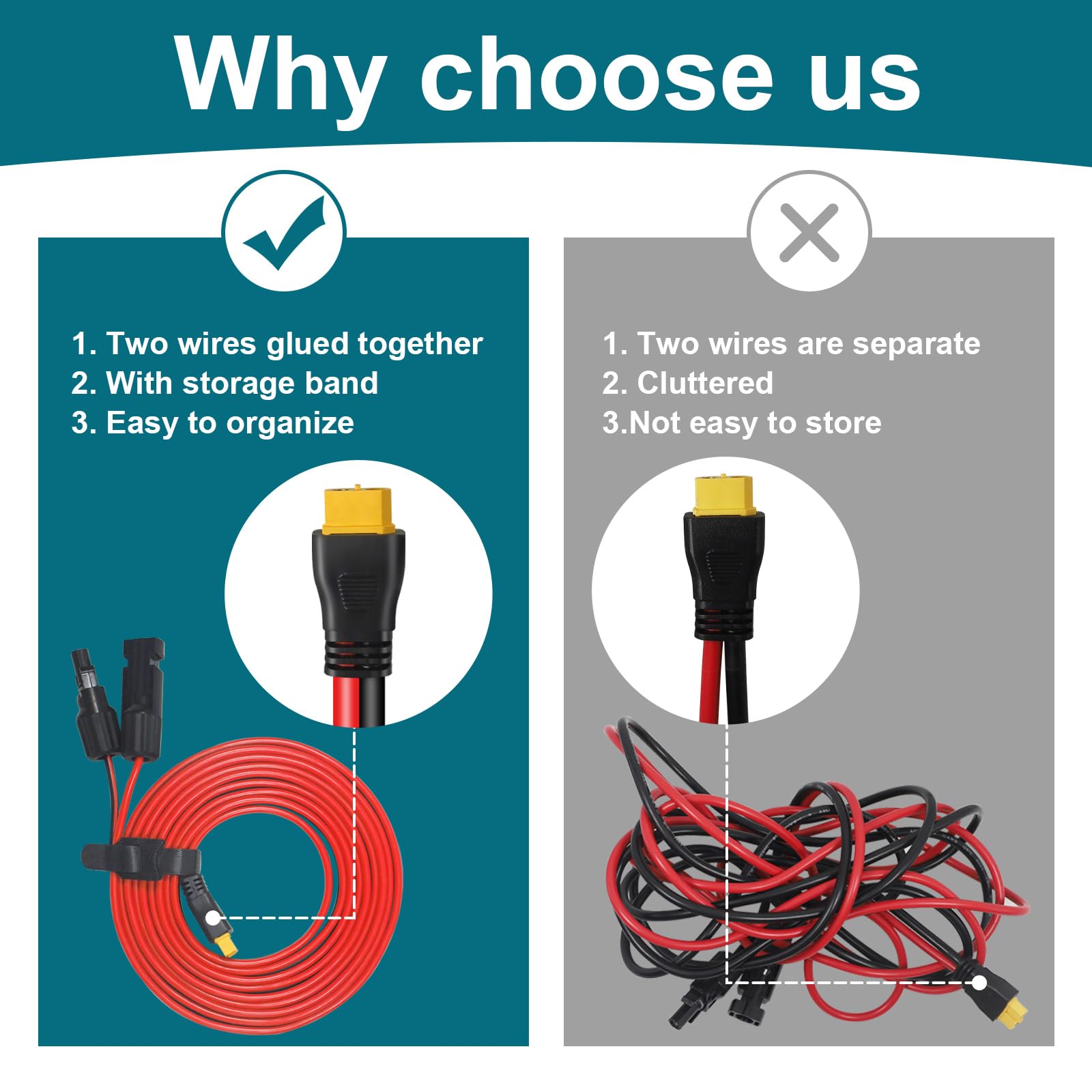 MENTBERY XT60 connector enables fast connect and secure hold during assembly.