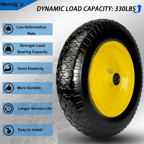 Menxigoc steel rim and hub illustrating impact resistance.