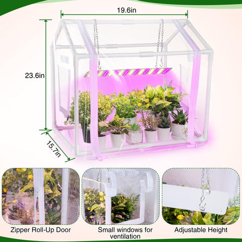 Meonum mini greenhouse portable-indoor-outdoor enables easy use on balcony or garden.