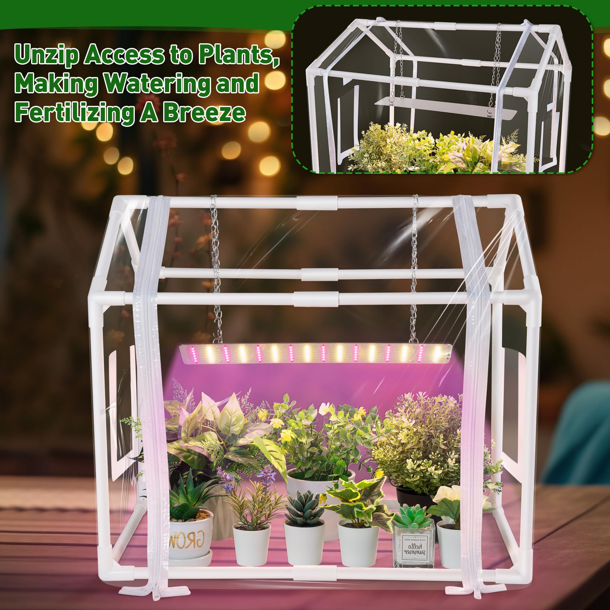 Meonum mini greenhouse winter-spring-use supports extending the growing season.