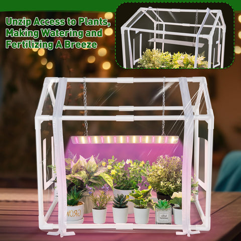 Meonum mini greenhouse winter-spring-use supports extending the growing season.