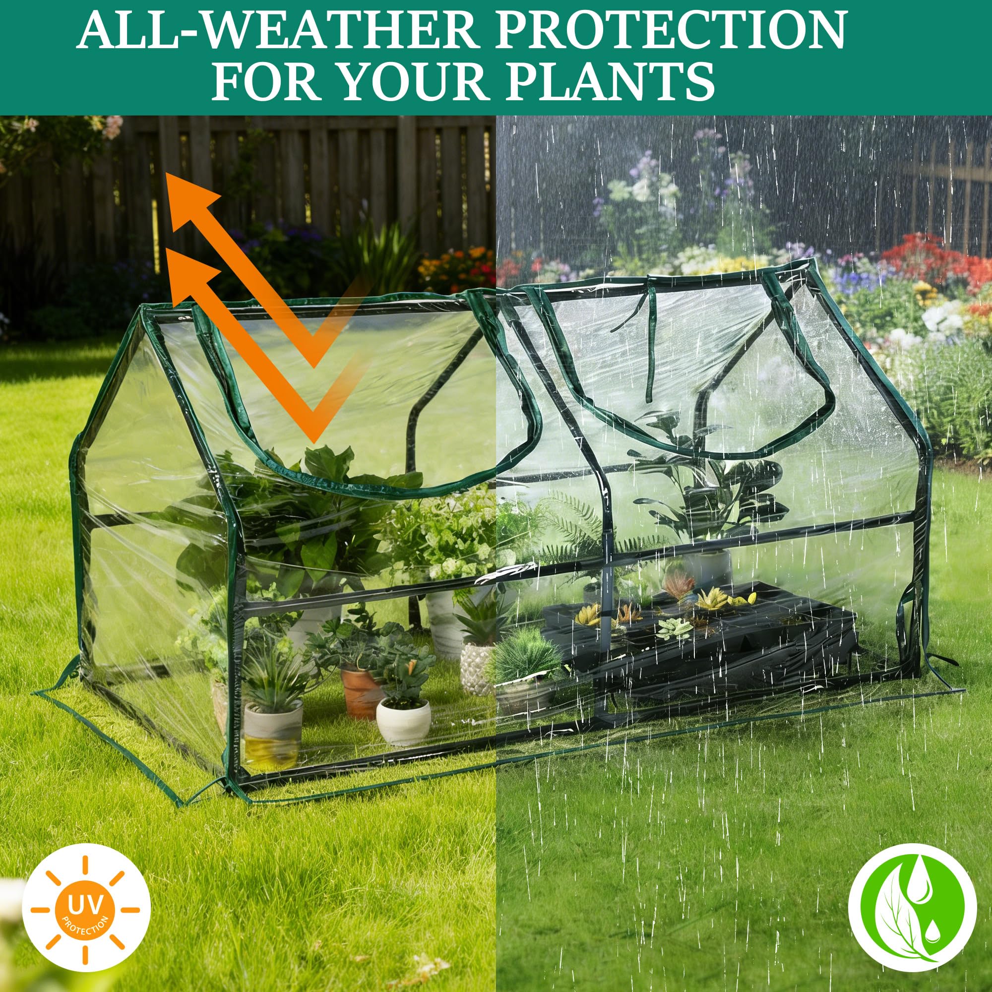 Meonum roll-up vents provide airflow for better humidity control