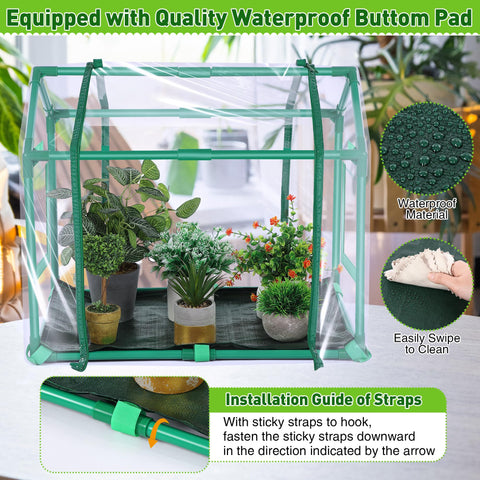 Meonum waterproof potting mat keeping soil contained and clean