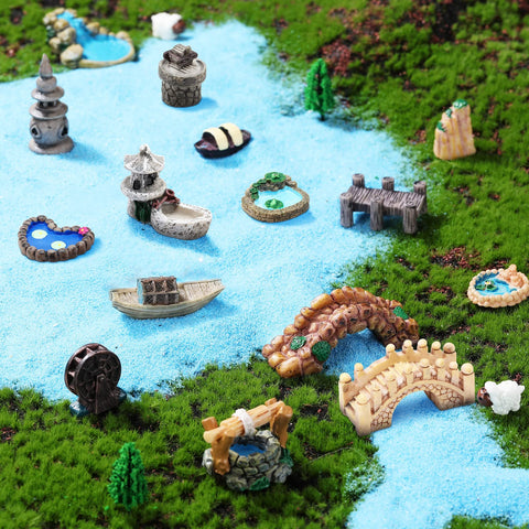Meooeck Miniature Raft brings playful nautical detail to table decor or yard.