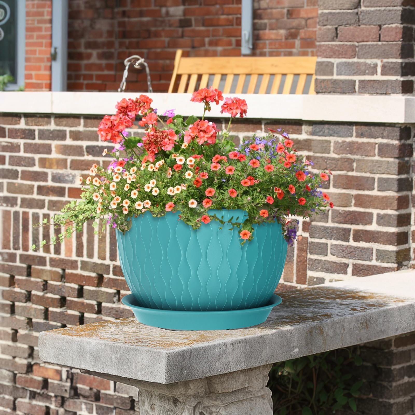 Meowell blue-green color complements indoor and outdoor spaces beautifully.