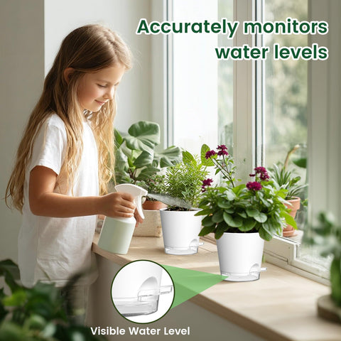 Meowell compact pot set ideal for small indoor plant displays.