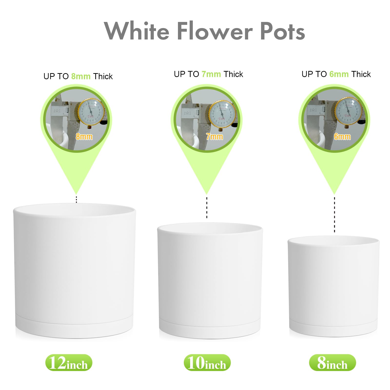 Meowell cylinder pot with saucer keeps surfaces clean.