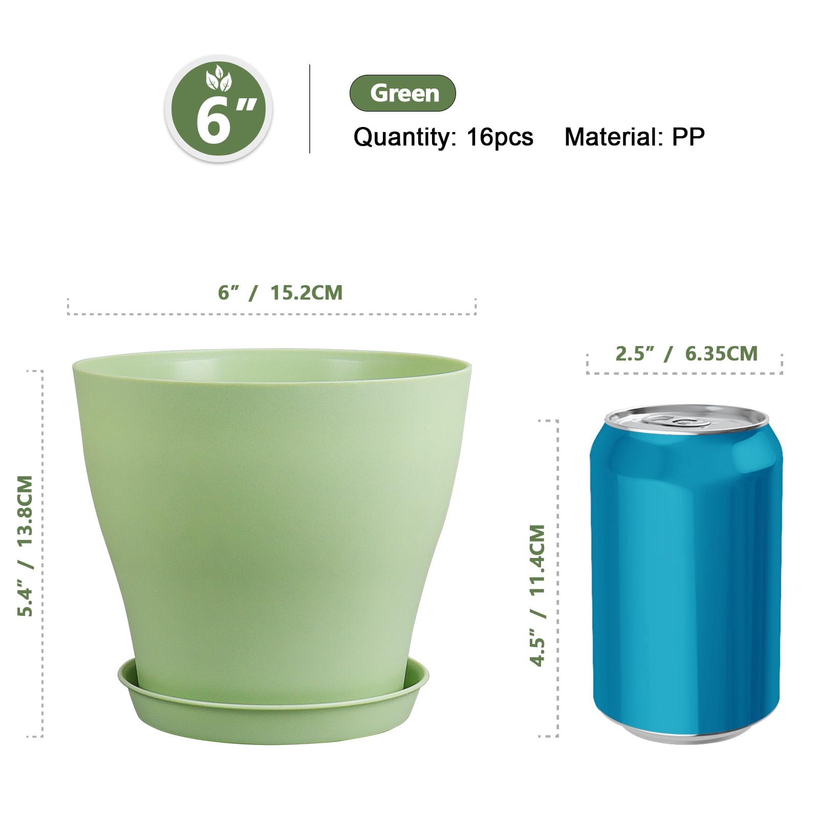 Meowell pot showing drainage holes and saucer for clean watering.