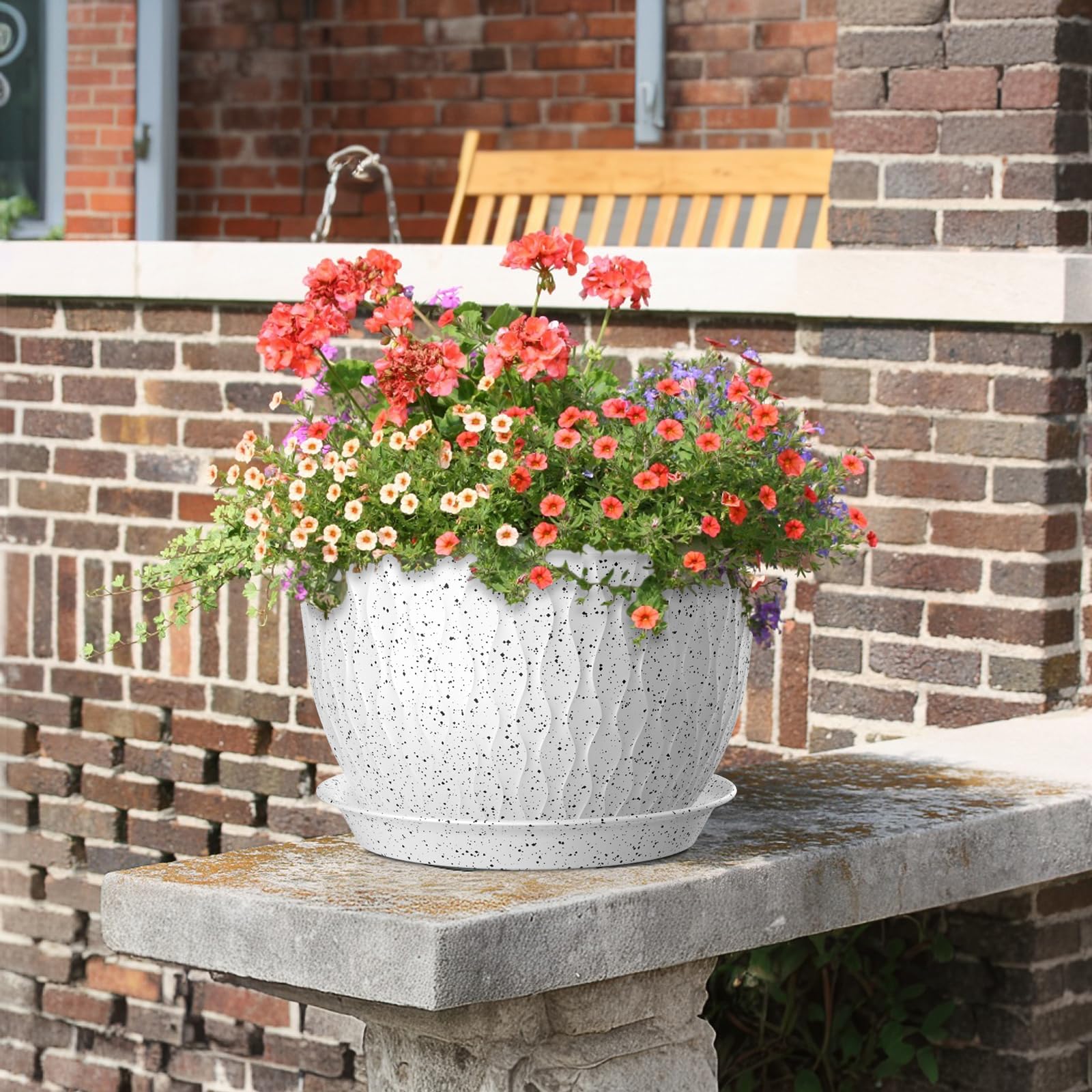 Meowell versatile pot suitable for indoor and outdoor setups.