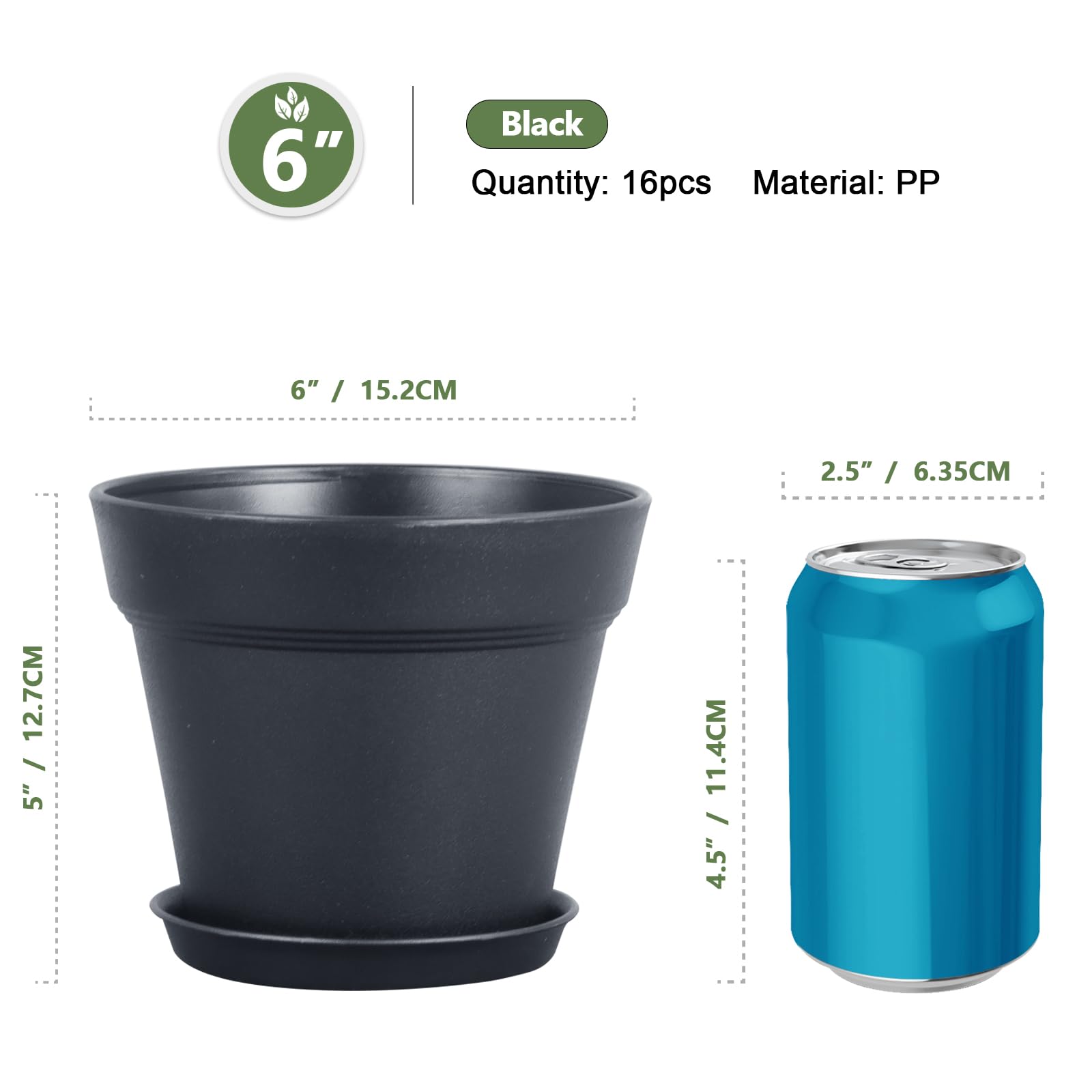 Meowell nursery pot with drainage holes for proper water management.