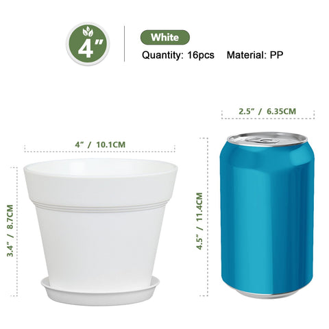 Meowell plastic nursery pot lightweight and durable for reuse