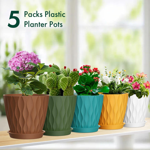 Meowell ripple pot set offers color and versatility for plant setups