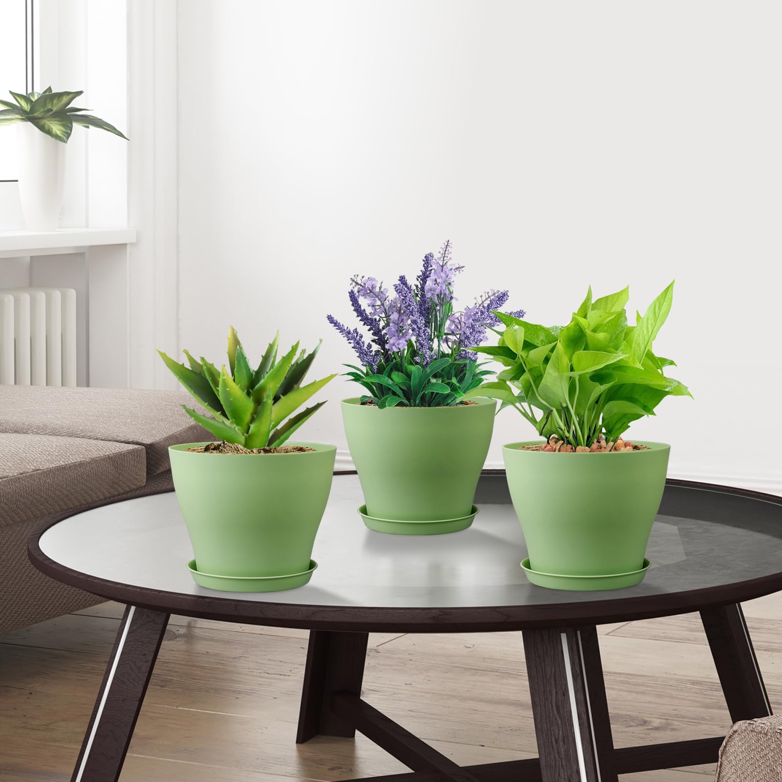 Meowell pot for windowsill decoration and small plants.