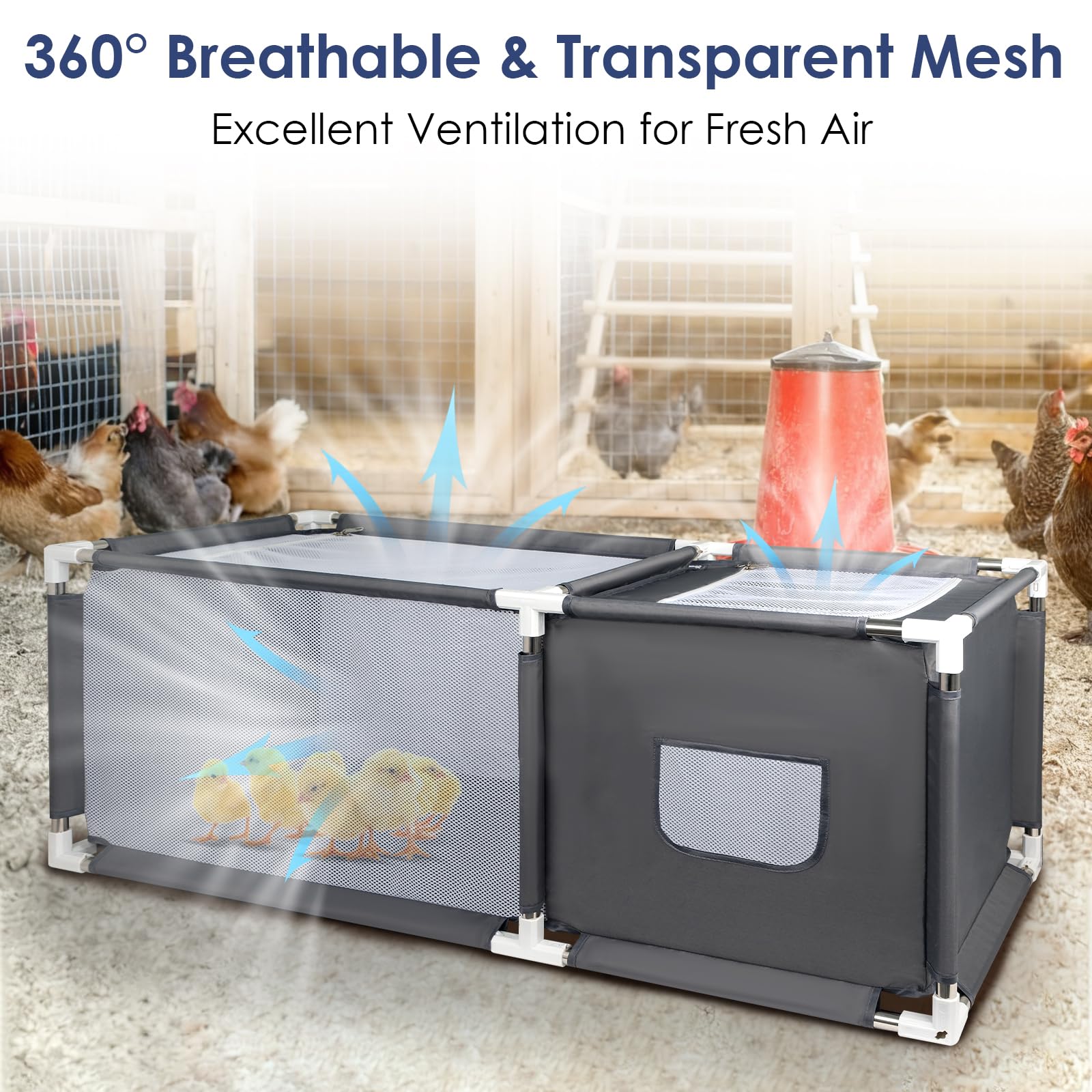 MeoWriental brooder suitable for indoor and sheltered outdoor spaces