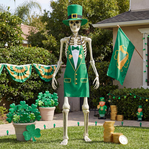 Mepase 12ft skeleton yard display ready for outdoor decor
