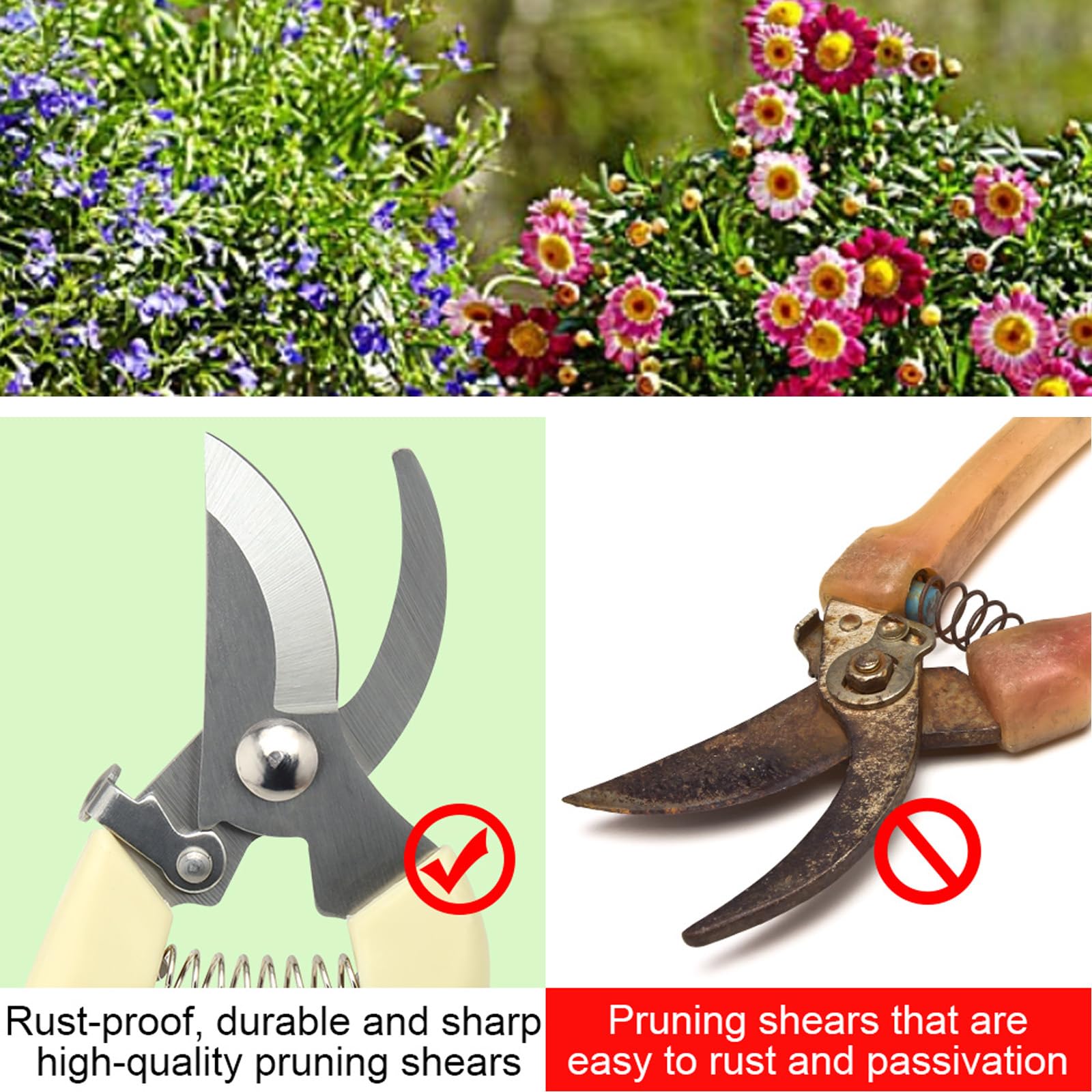 MEPEREZ pruning blades cleanly cut through branches with controlled shearing.